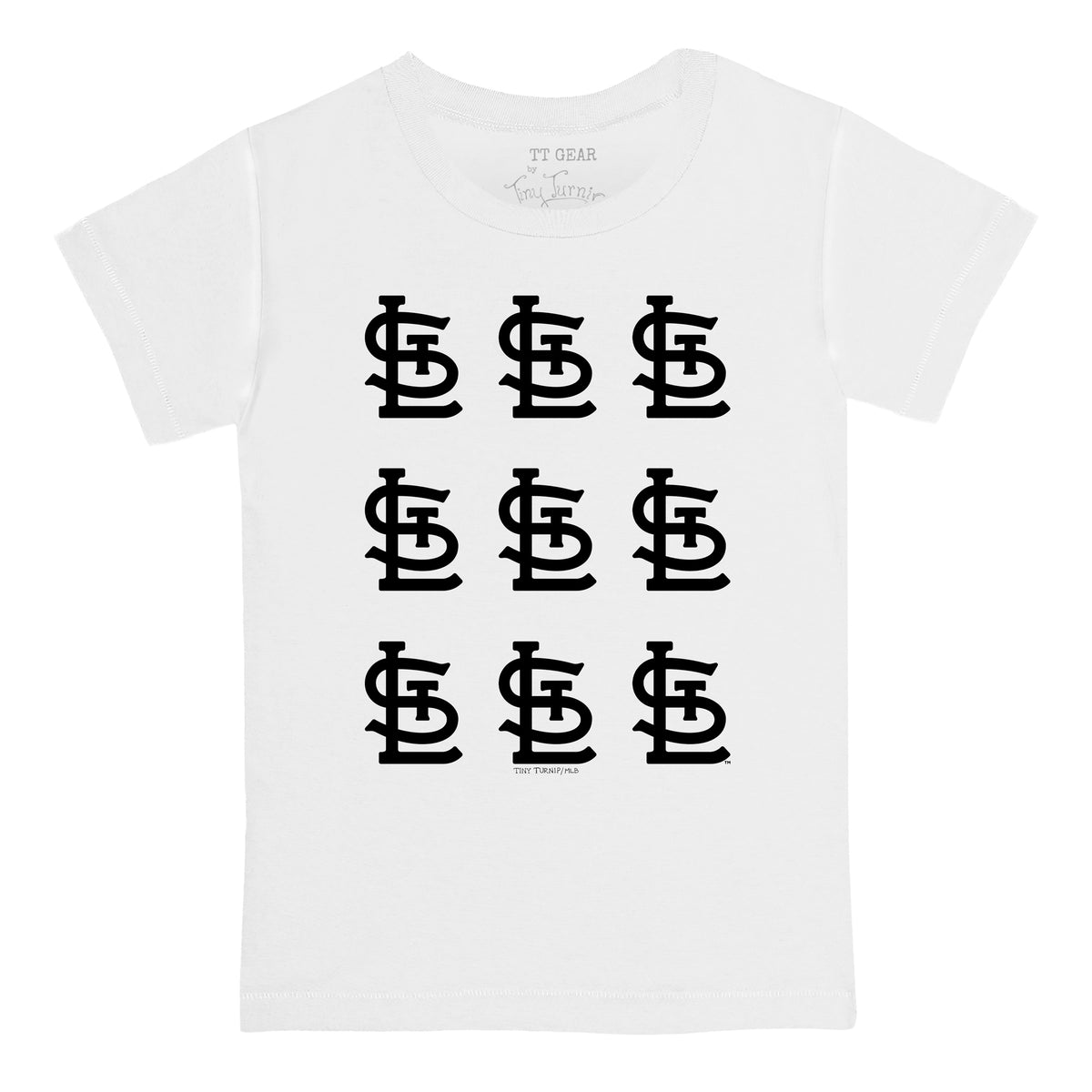 St. Louis Cardinals Logo Grid Tee Shirt