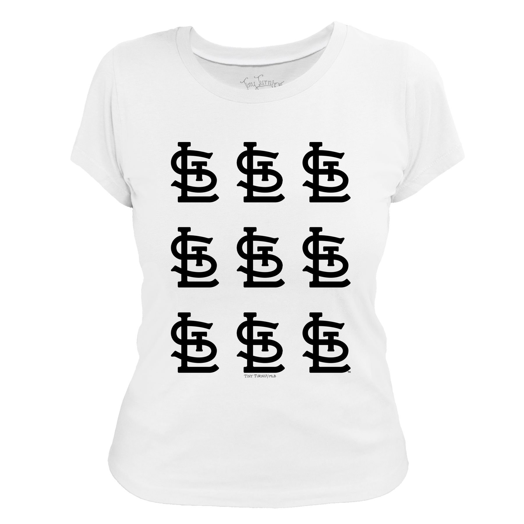 St. Louis Cardinals Logo Grid Tee Shirt - Tiny Turnip