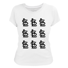 St. Louis Cardinals Logo Grid Tee Shirt - Tiny Turnip
