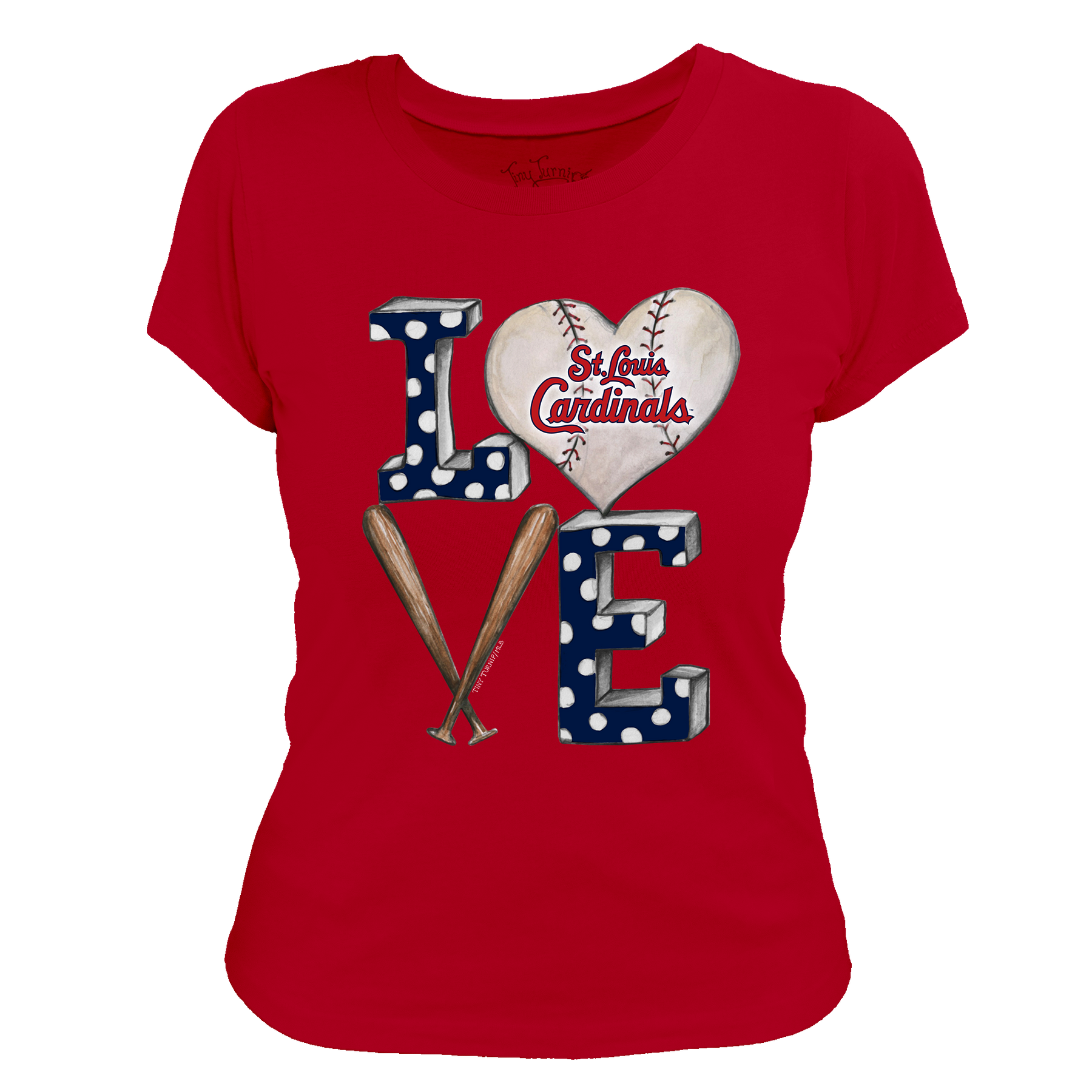 St. Louis Cardinals Baseball LOVE Tee Shirt