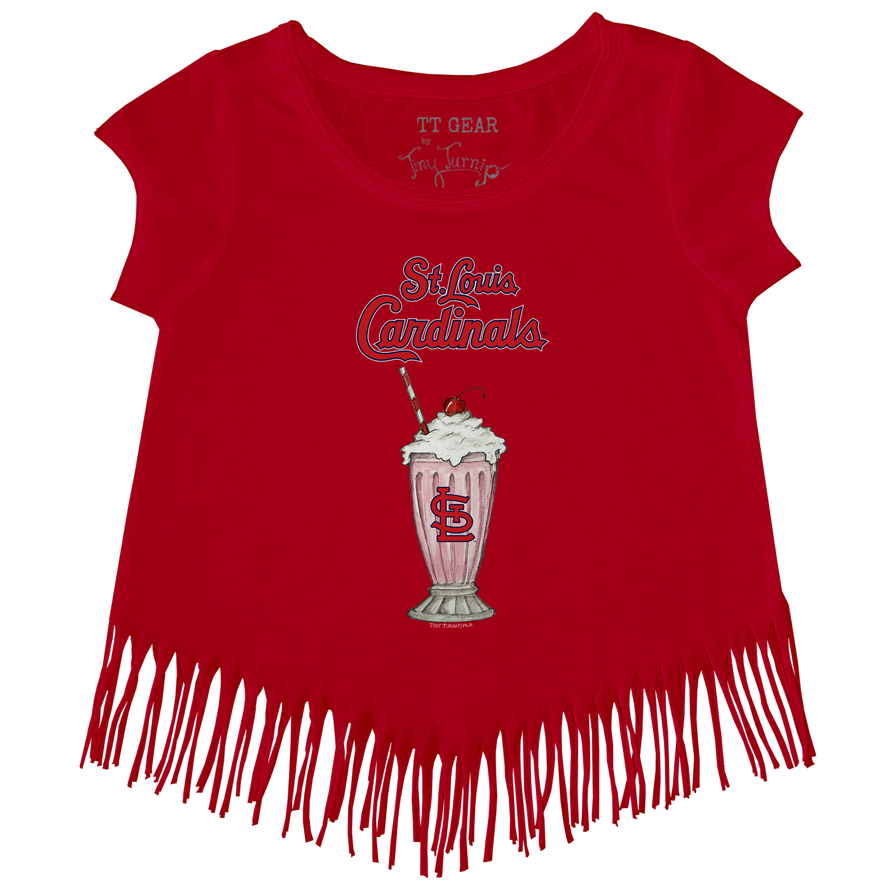 St. Louis Cardinals Milkshake Fringe Tee