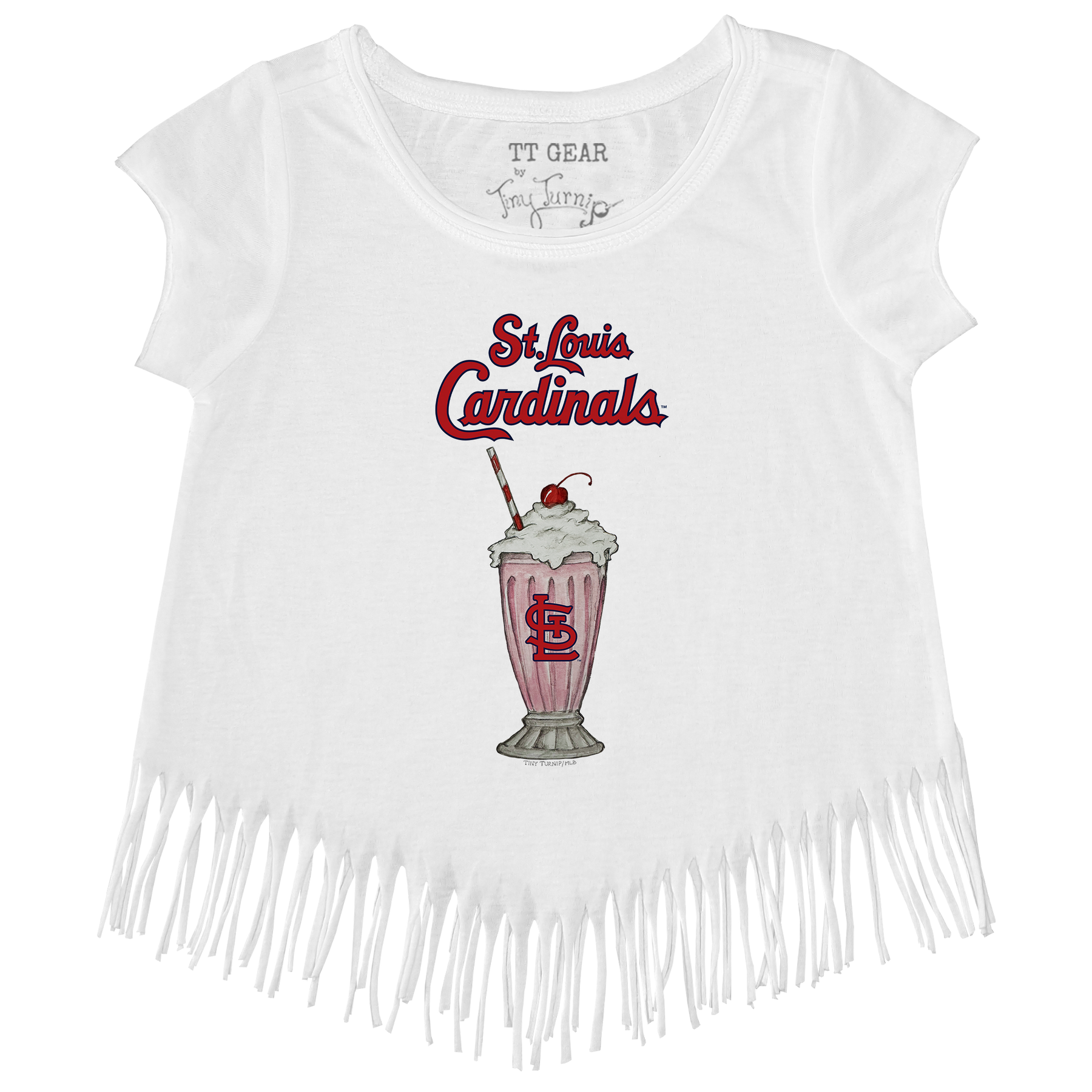 St. Louis Cardinals Milkshake Fringe Tee