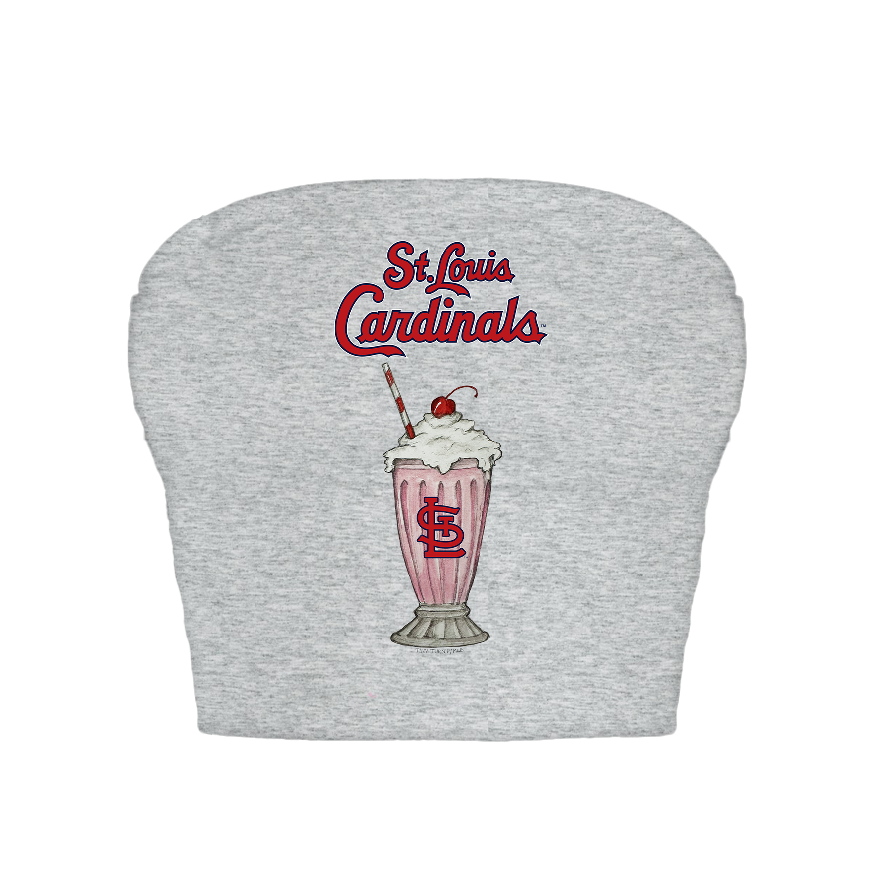 St. Louis Cardinals Milkshake Crop Tube Top