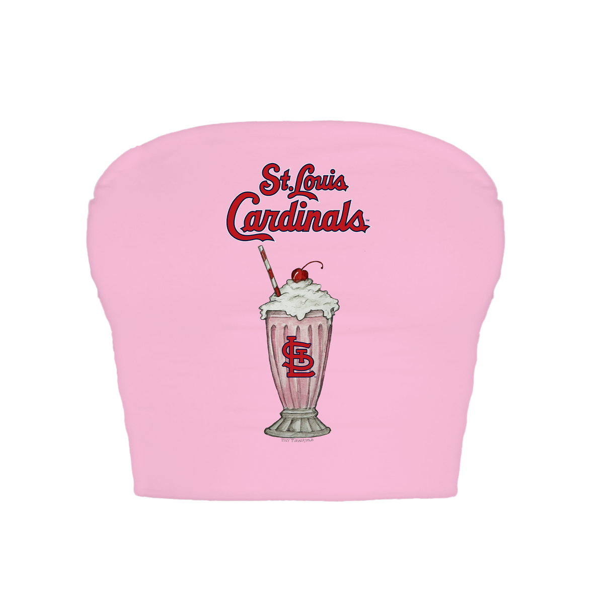 St. Louis Cardinals Milkshake Crop Tube Top