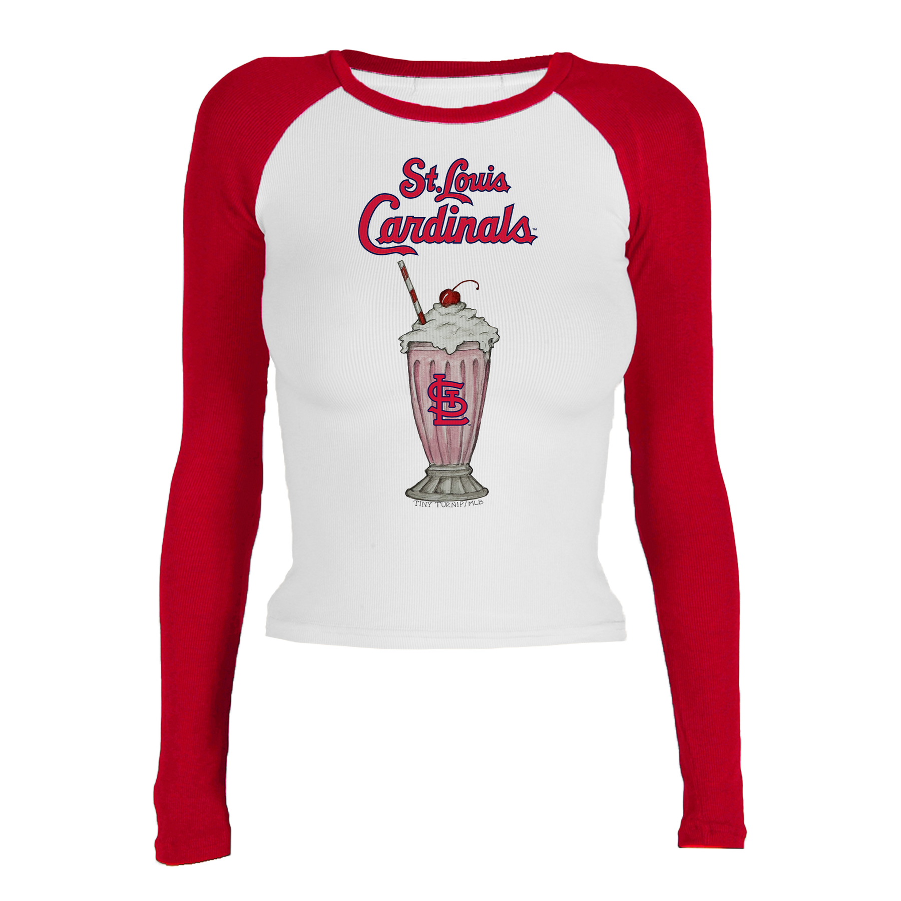 St. Louis Cardinals Milkshake Roxy Raglan Long Sleeve