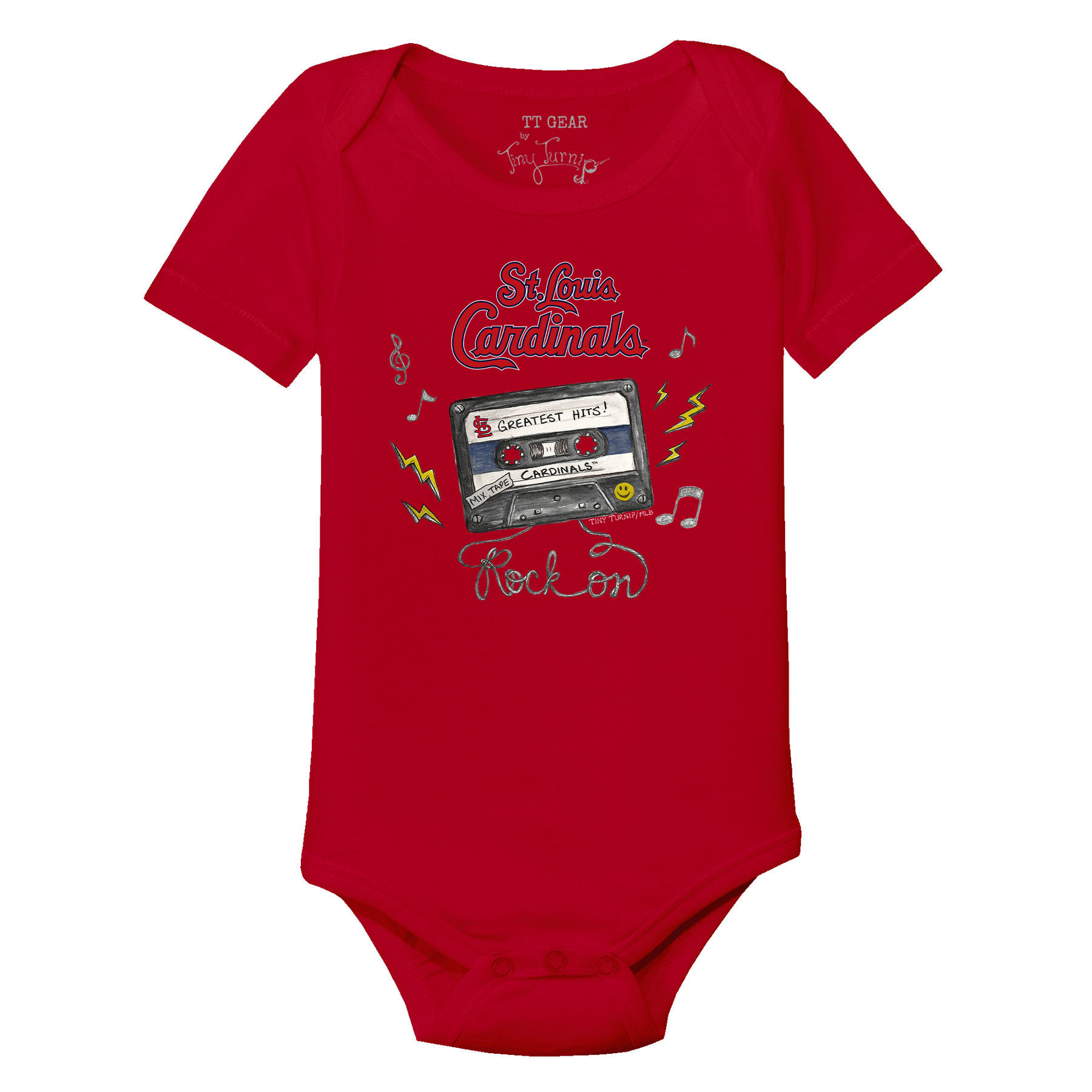 St. Louis Cardinals Mixtape Short Sleeve Snapper