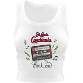 St. Louis Cardinals Mixtape Crop Tank