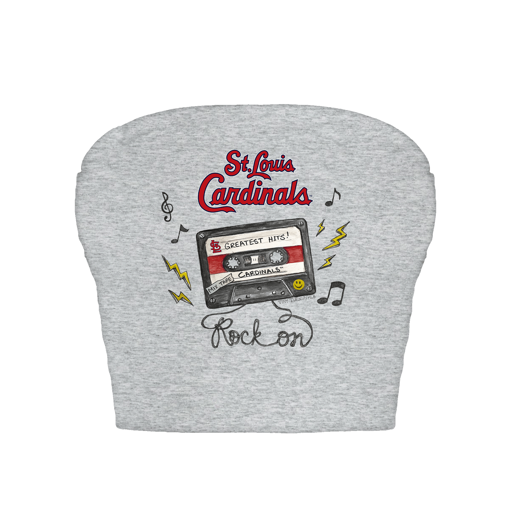St. Louis Cardinals Mixtape Crop Tube Top
