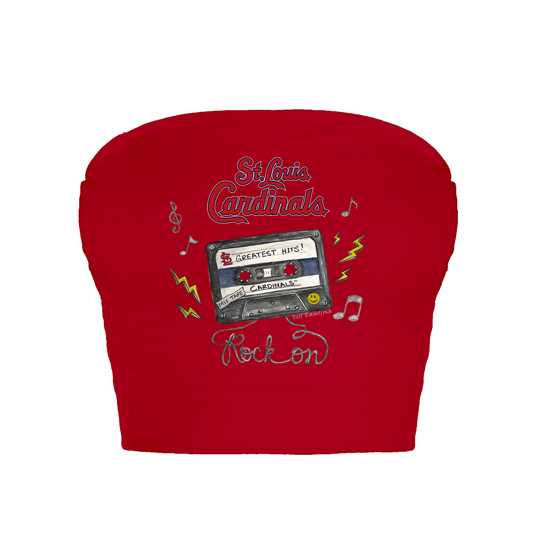 St. Louis Cardinals Mixtape Crop Tube Top