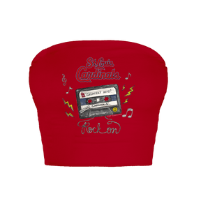 St. Louis Cardinals Mixtape Crop Tube Top