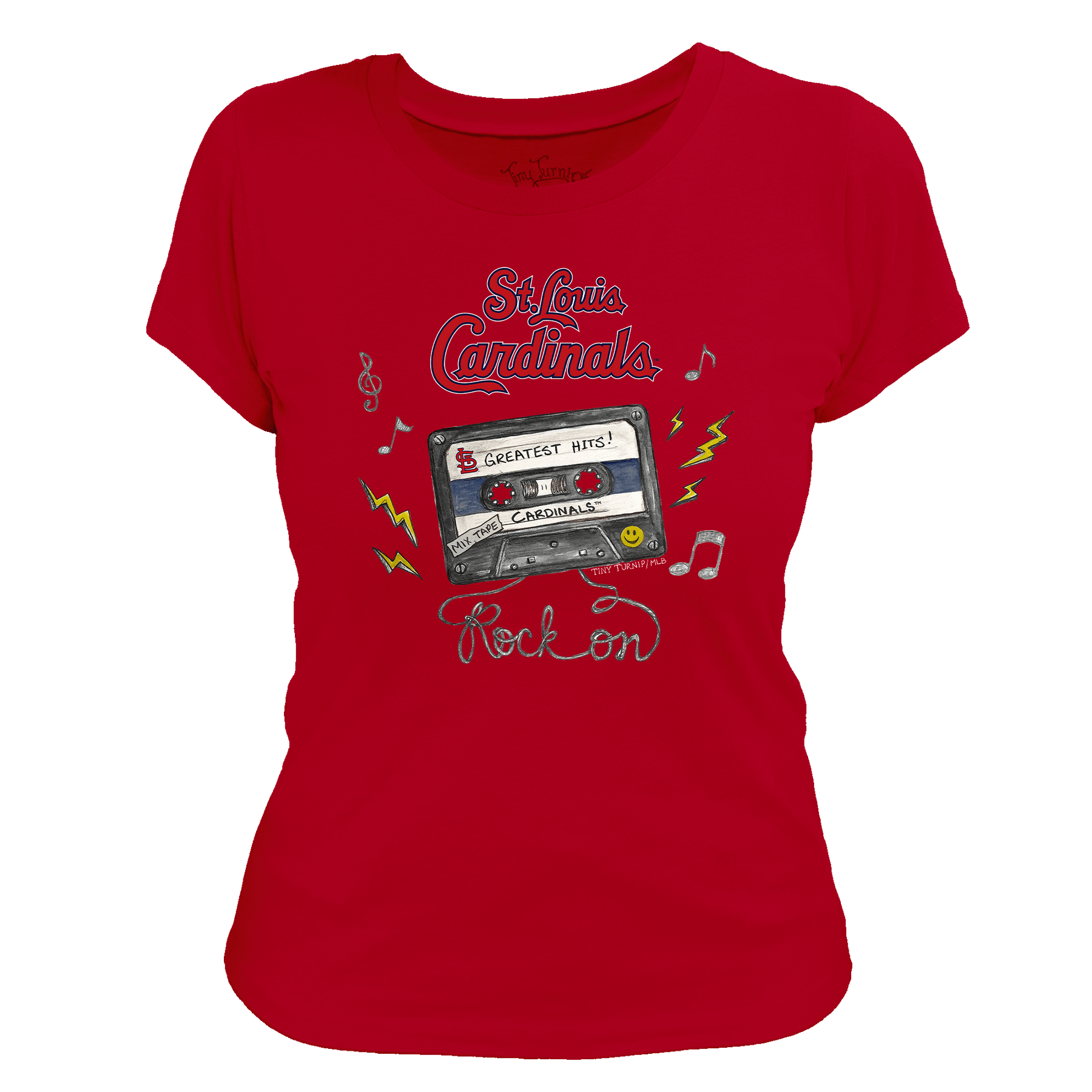 St. Louis Cardinals Mixtape Women's Tee Shirt