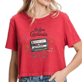 St. Louis Cardinals Mixtape Vintage Crop Tee - Tiny Turnip