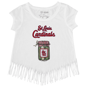St. Louis Cardinals Pickle Jar Fringe Tee