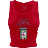 St. Louis Cardinals Pickle Jar Crop Tank