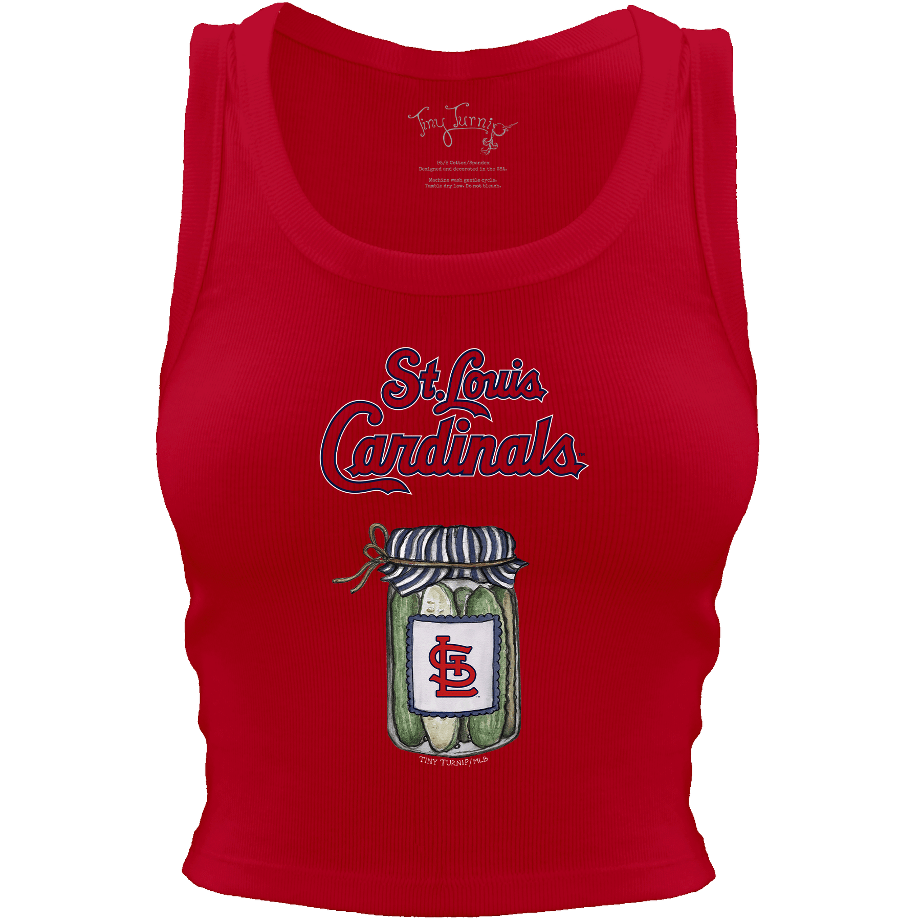 St. Louis Cardinals Pickle Jar Crop Tank