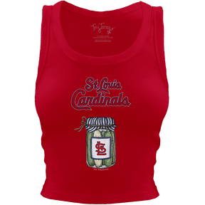 St. Louis Cardinals Pickle Jar Crop Tank