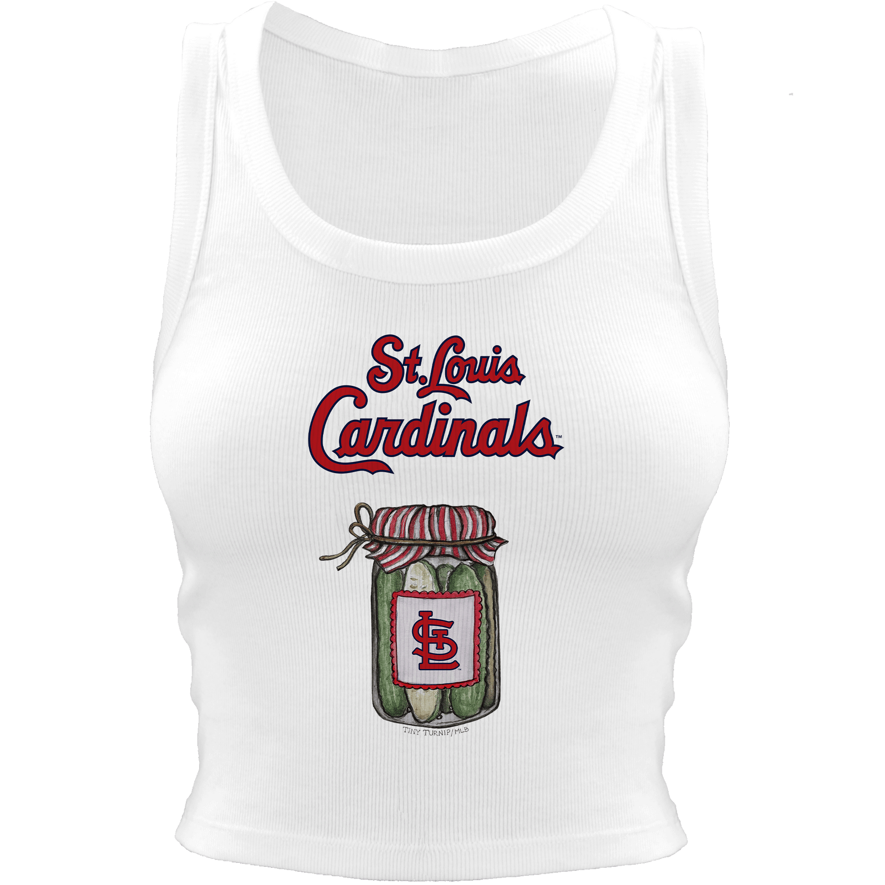 St. Louis Cardinals Pickle Jar Crop Tank