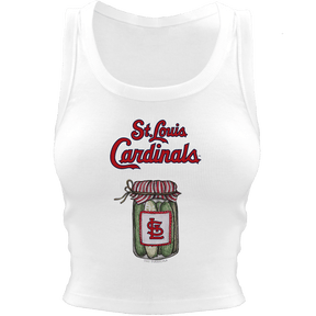 St. Louis Cardinals Pickle Jar Crop Tank