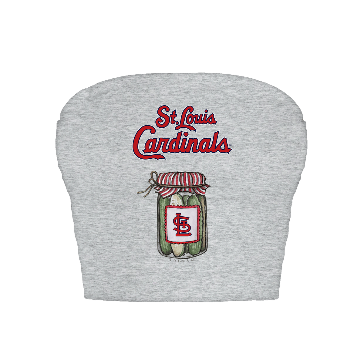 St. Louis Cardinals Pickle Jar Crop Tube Top