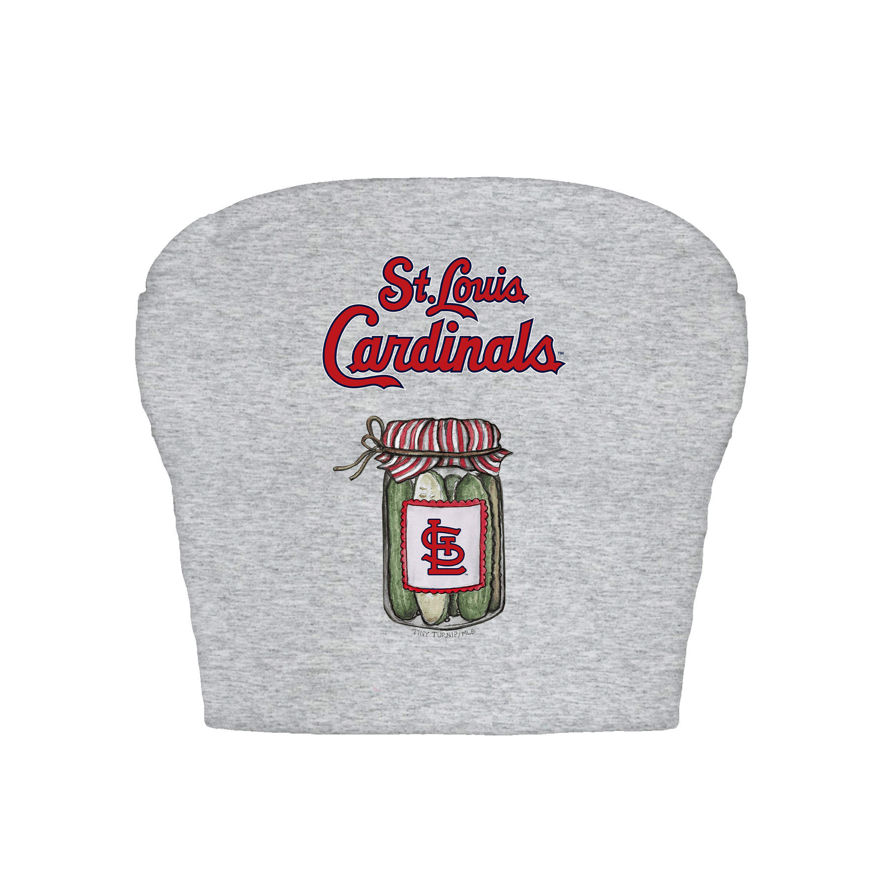 St. Louis Cardinals Pickle Jar Crop Tube Top