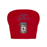 St. Louis Cardinals Pickle Jar Crop Tube Top