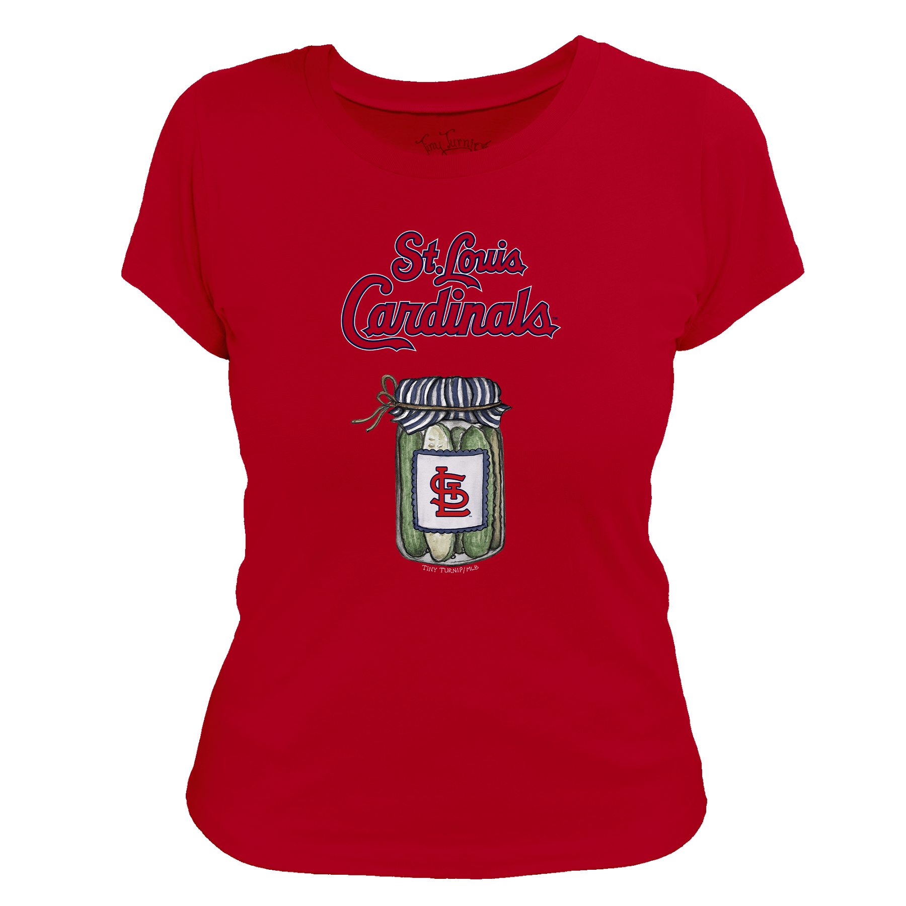 St. Louis Cardinals Pickle Jar Women's Tee Shirt