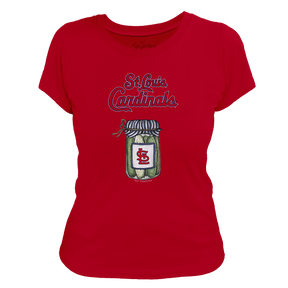 St. Louis Cardinals Pickle Jar Women's Tee Shirt