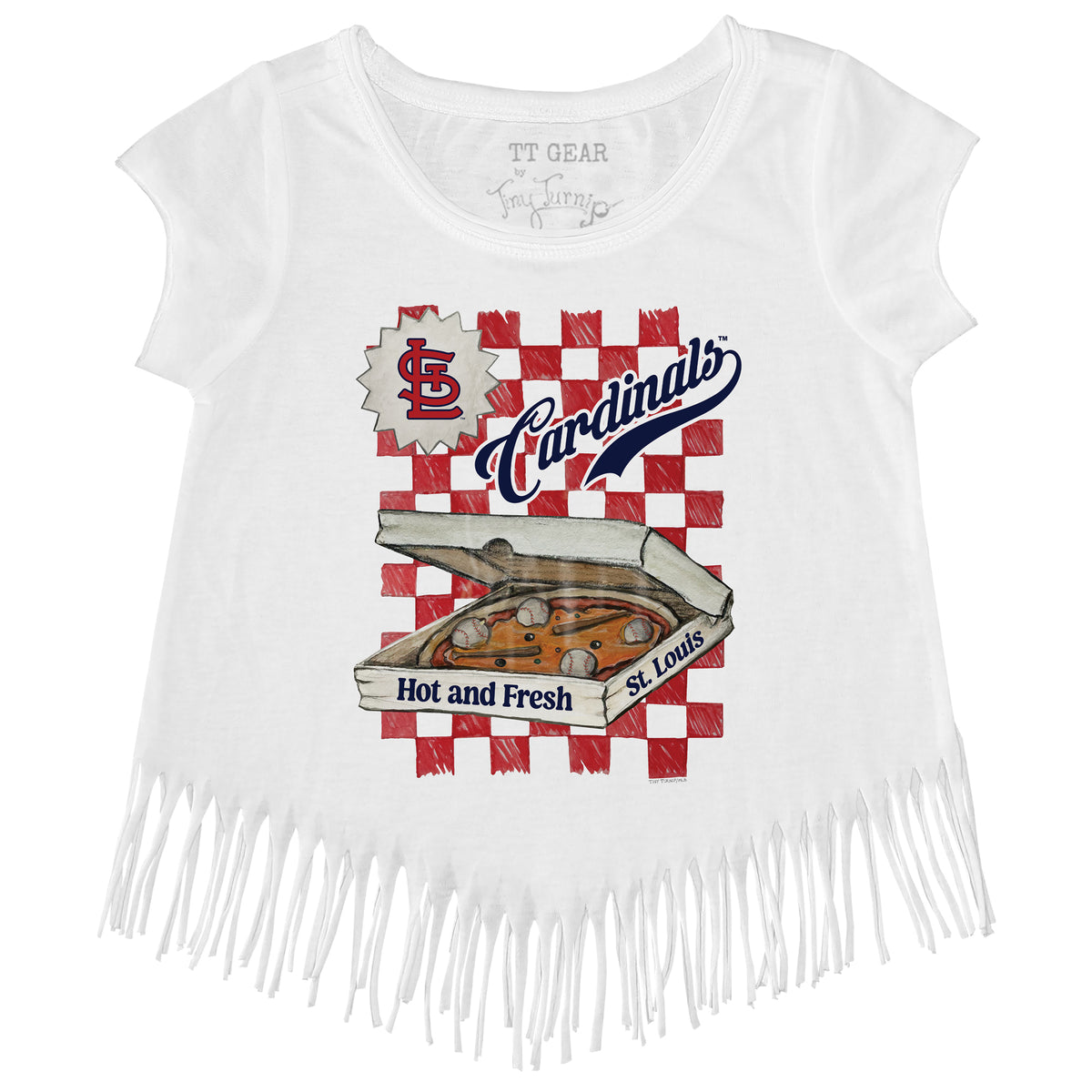 St. Louis Cardinals Pizza Fringe Tee