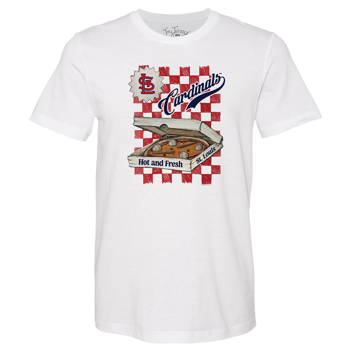 St. Louis Cardinals Pizza Tee Shirt