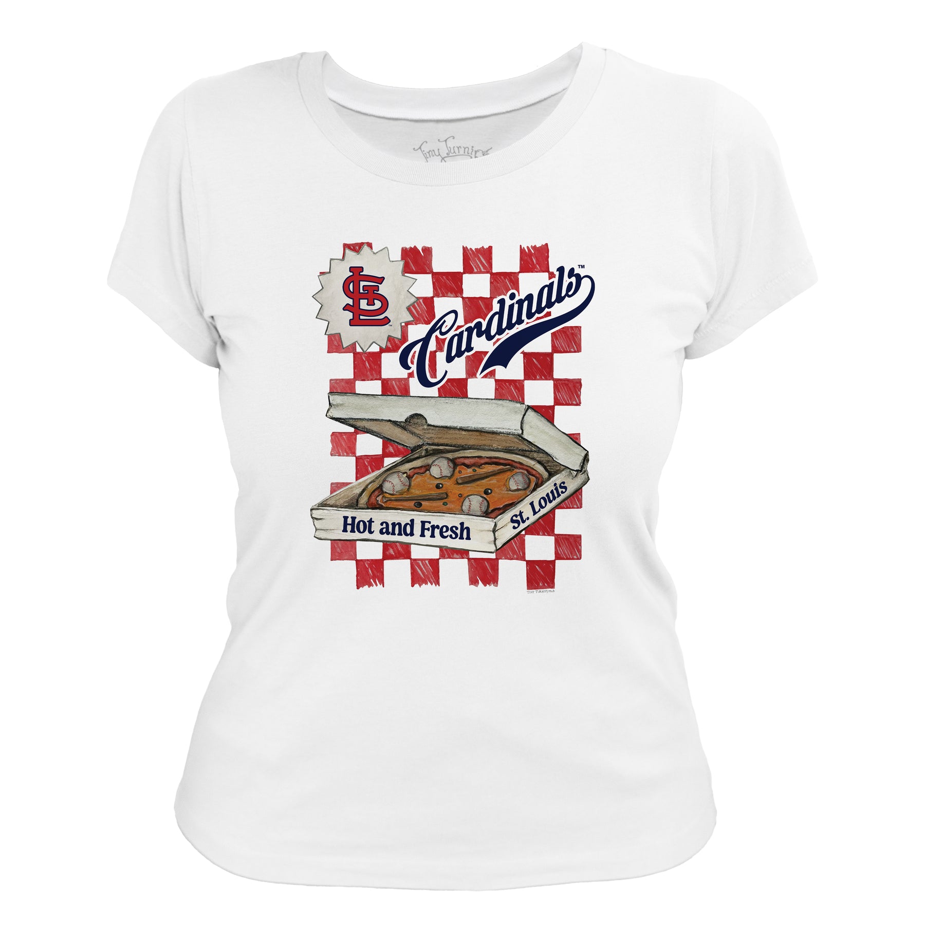 St. Louis Cardinals Pizza Tee Shirt