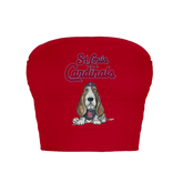 St. Louis Cardinals Puddy Crop Tube Top