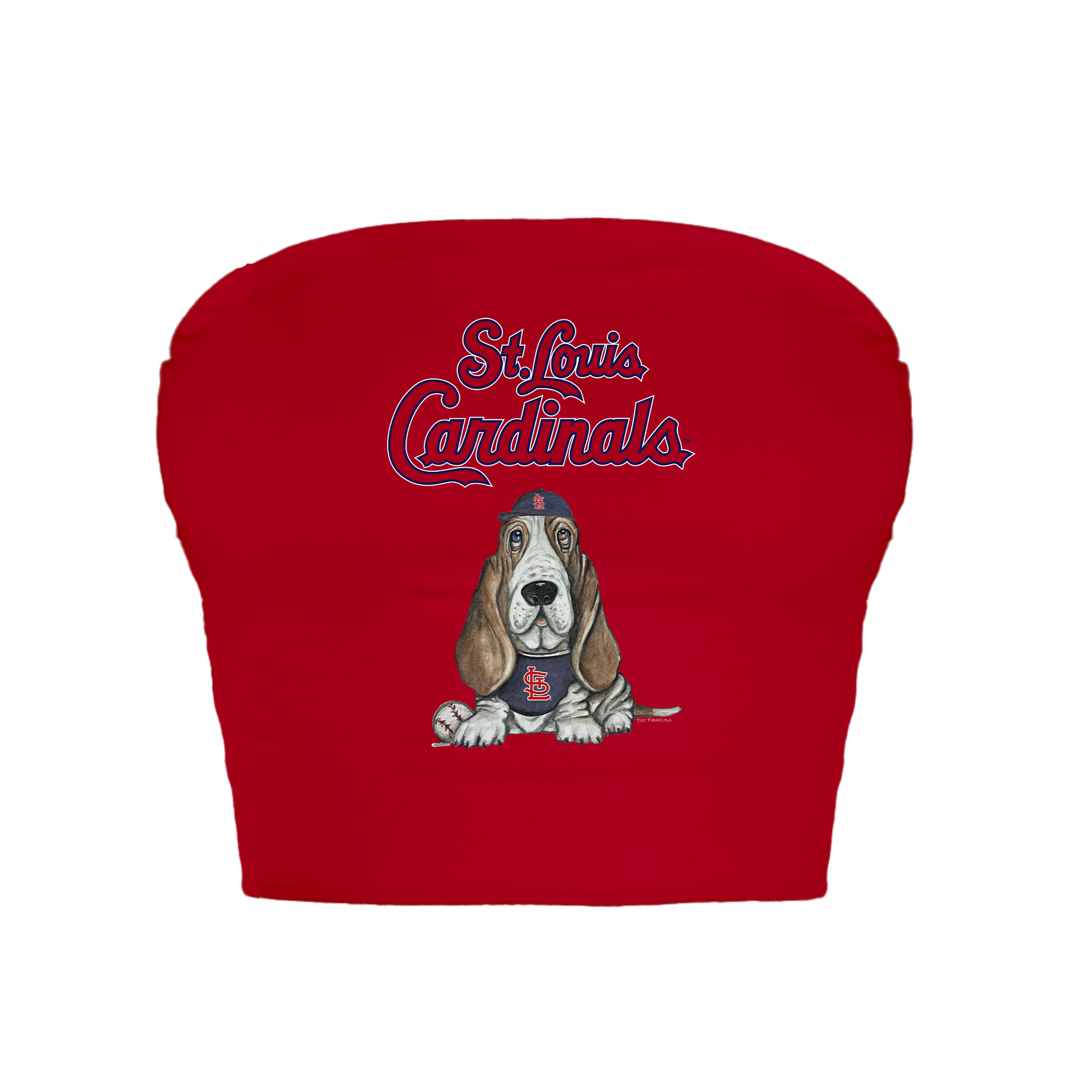 St. Louis Cardinals Puddy Crop Tube Top