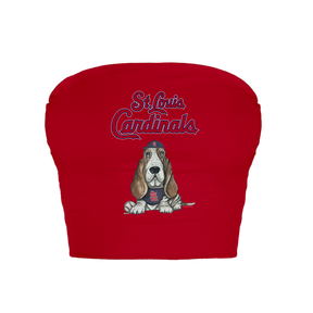 St. Louis Cardinals Puddy Crop Tube Top