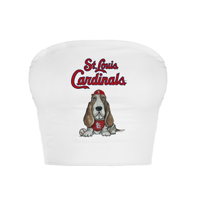 St. Louis Cardinals Puddy Crop Tube Top