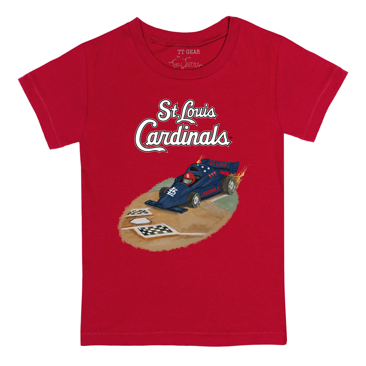 St. Louis Cardinals Race Car Tee Shirt