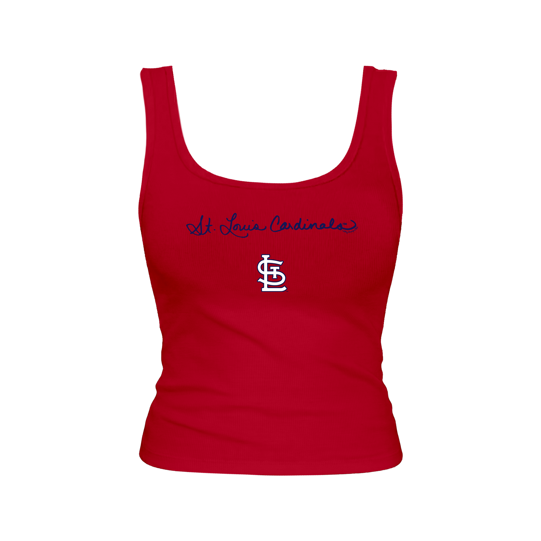 St. Louis Cardinals Logo Script Emmy Tank