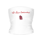 St. Louis Cardinals Logo Script Tube Top - Tiny Turnip