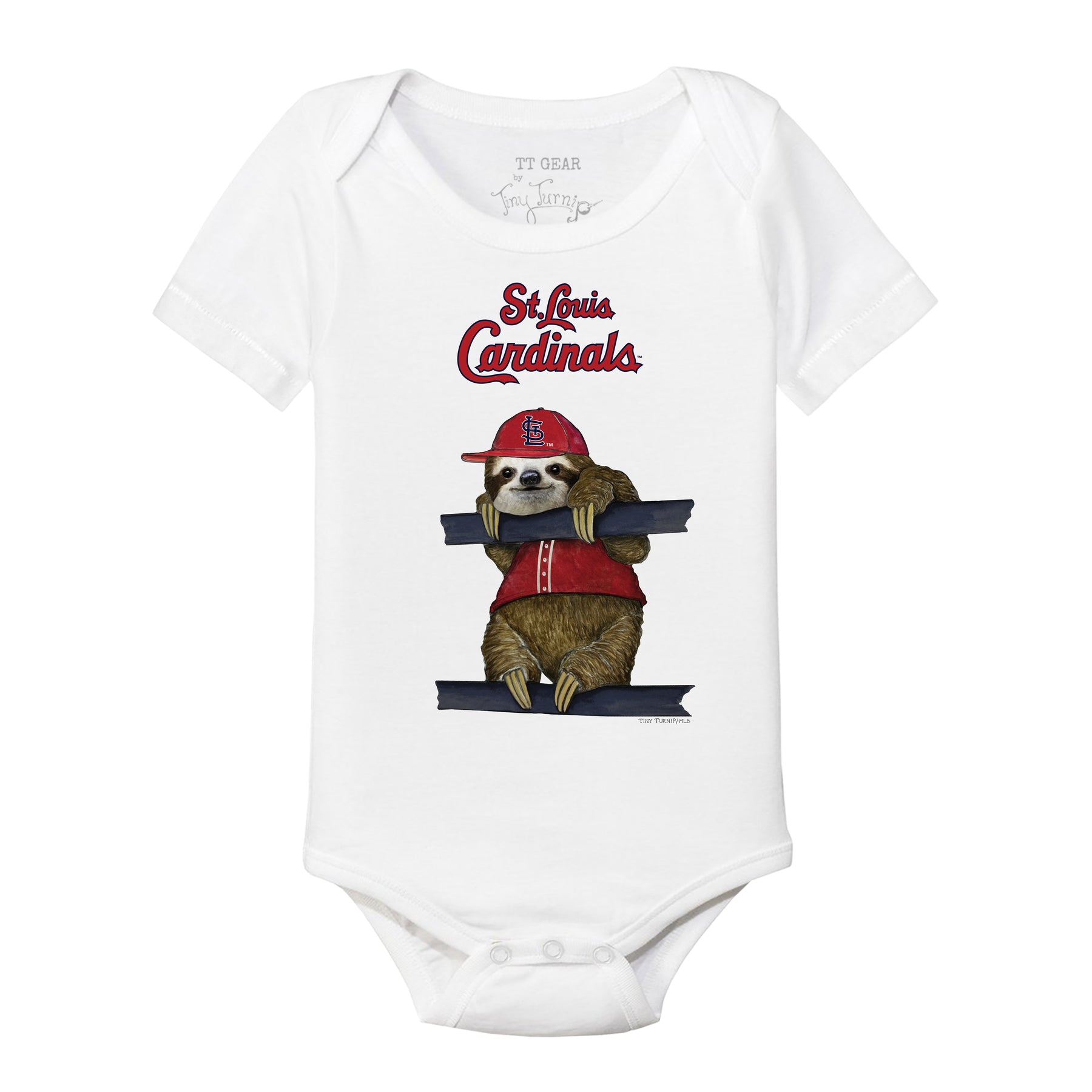 St. Louis Cardinals Sloth Short Sleeve Snapper