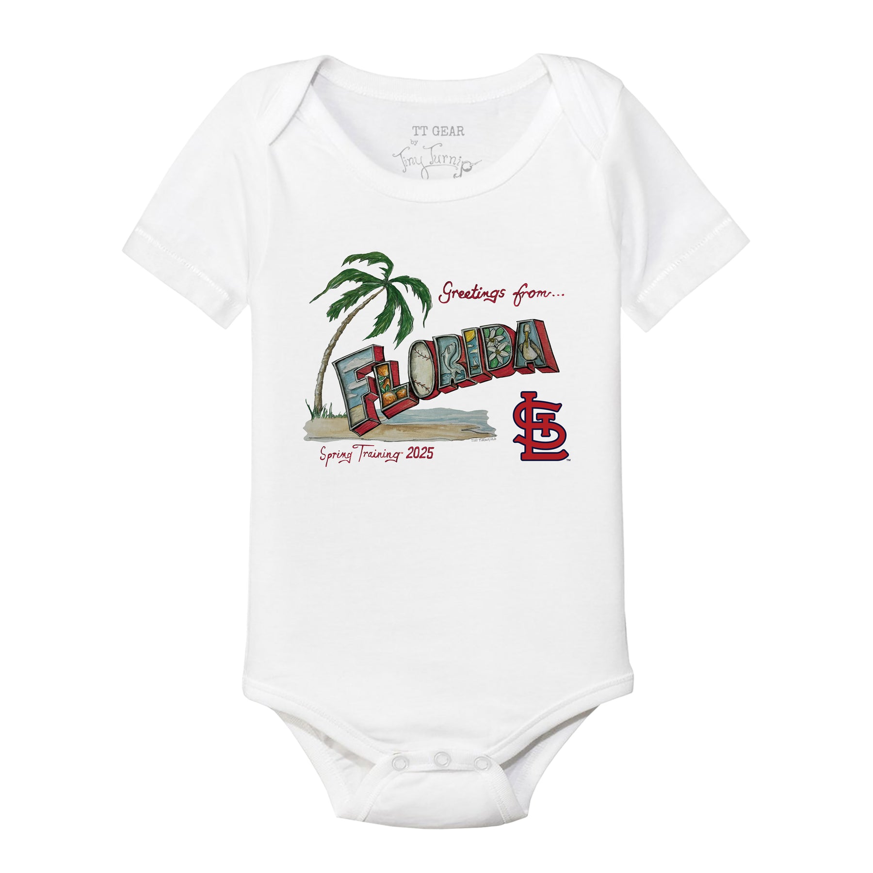 St. Louis Cardinals Spring Training 2025 Short Sleeve Snapper