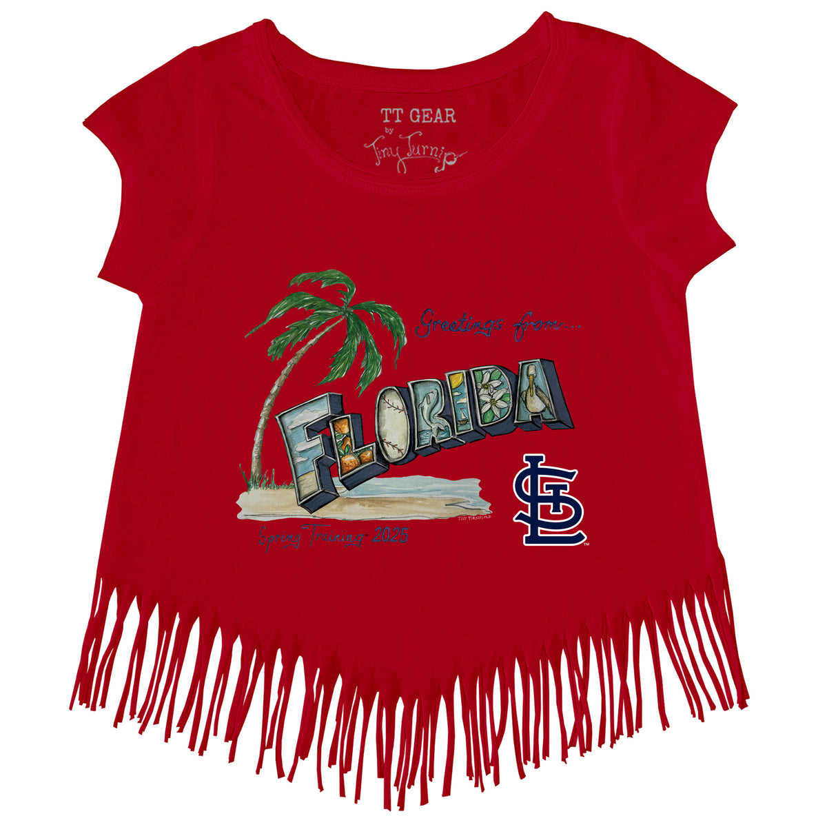 St. Louis Cardinals Spring Training 2025 Fringe Tee