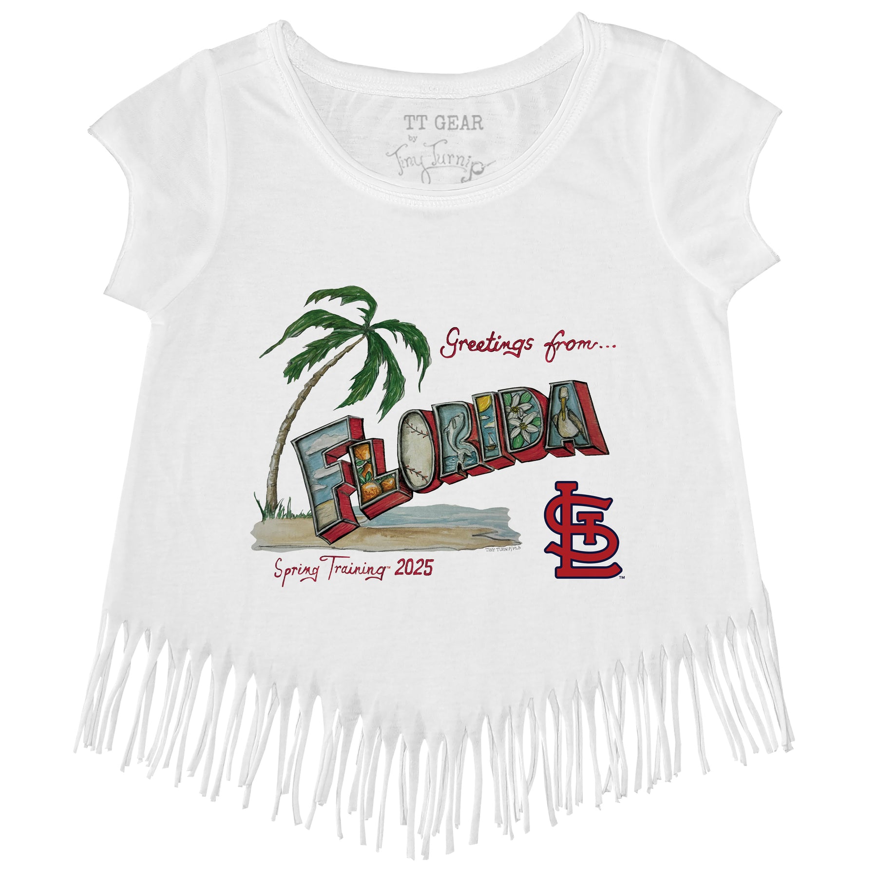 St. Louis Cardinals Spring Training 2025 Fringe Tee