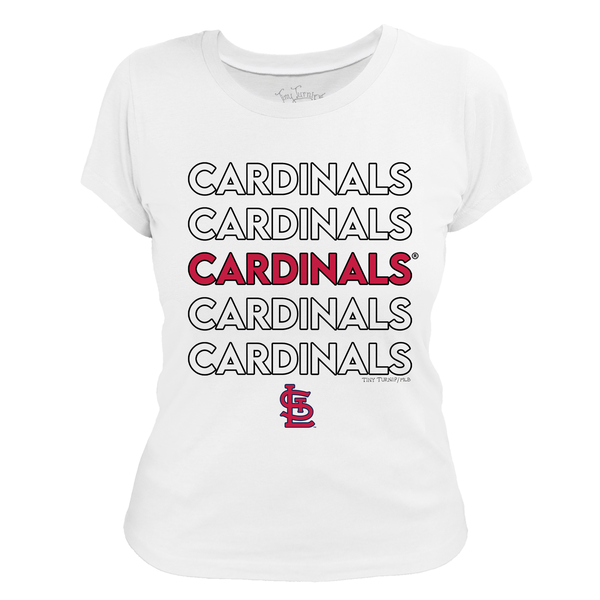 St. Louis Cardinals Stacked Tee Shirt