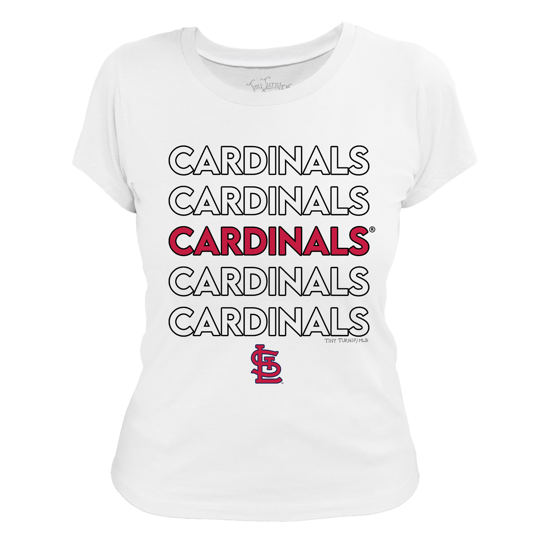 St. Louis Cardinals Stacked Tee Shirt