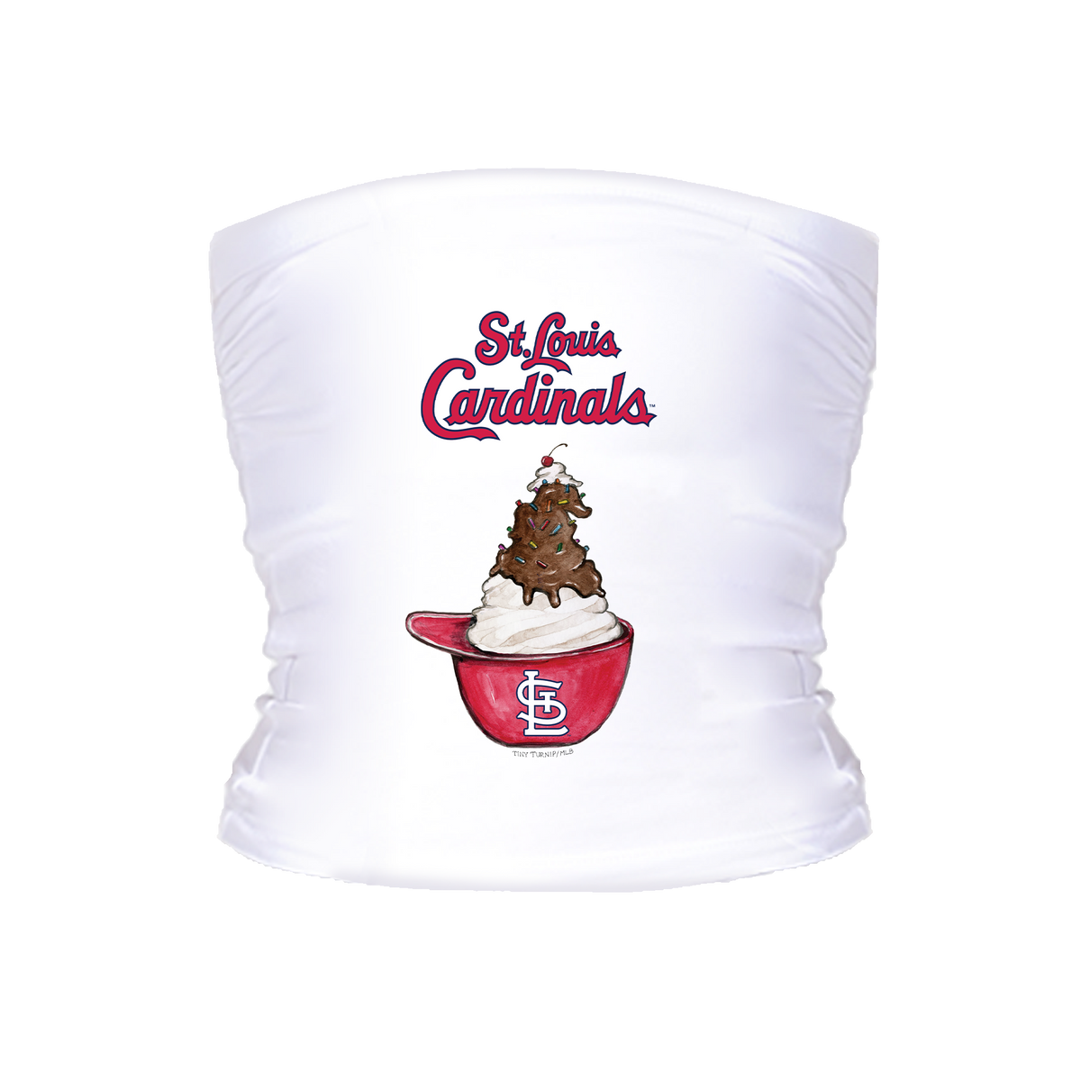 St. Louis Cardinals Sundae Helmet Crop Tube Top