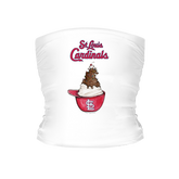 St. Louis Cardinals Sundae Helmet Tube Top - Tiny Turnip