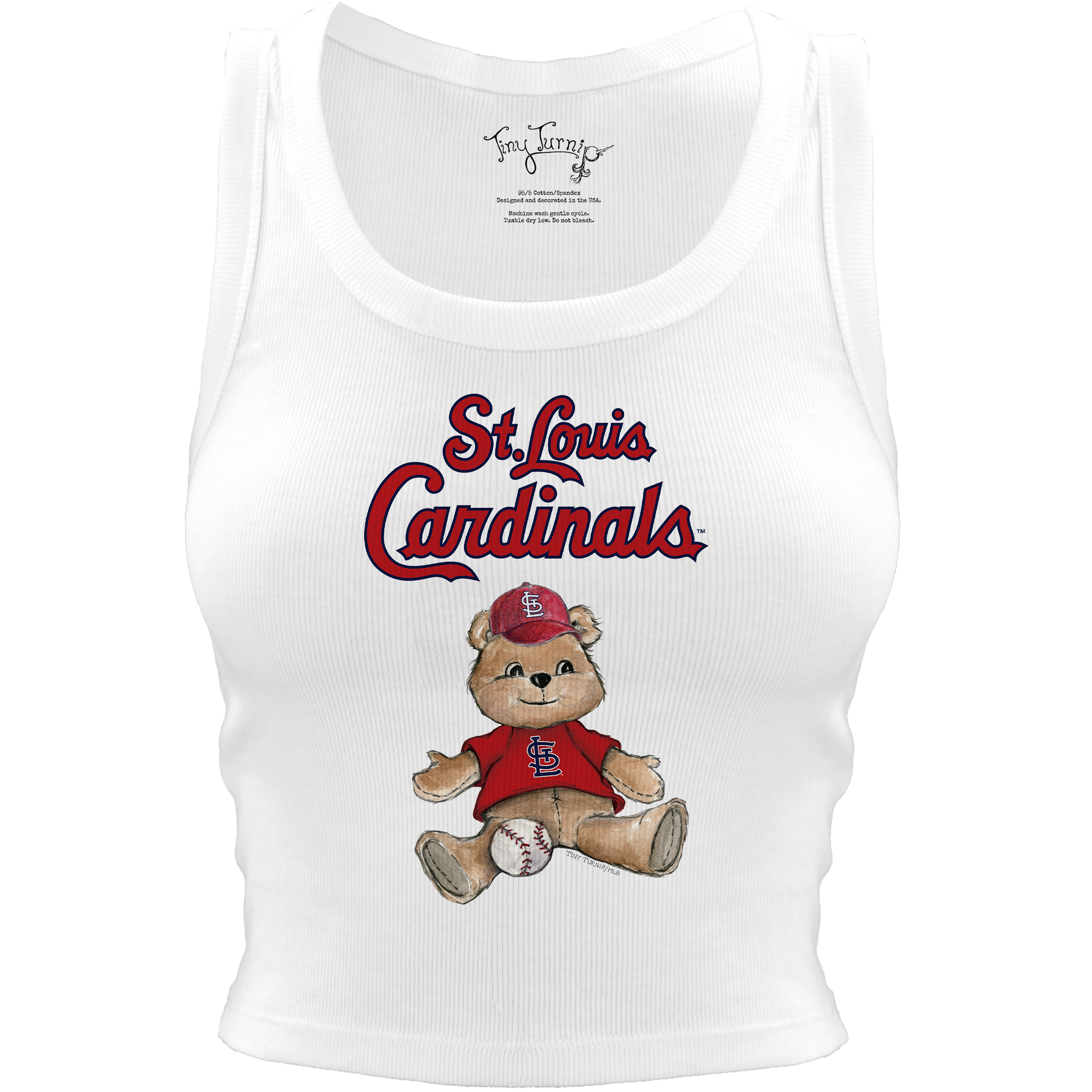 St. Louis Cardinals Teddy Crop Tank