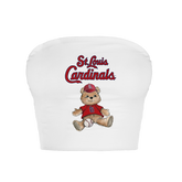 St. Louis Cardinals Teddy Crop Tube Top