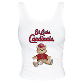 St. Louis Cardinals Teddy Ribbed Tank - Tiny Turnip