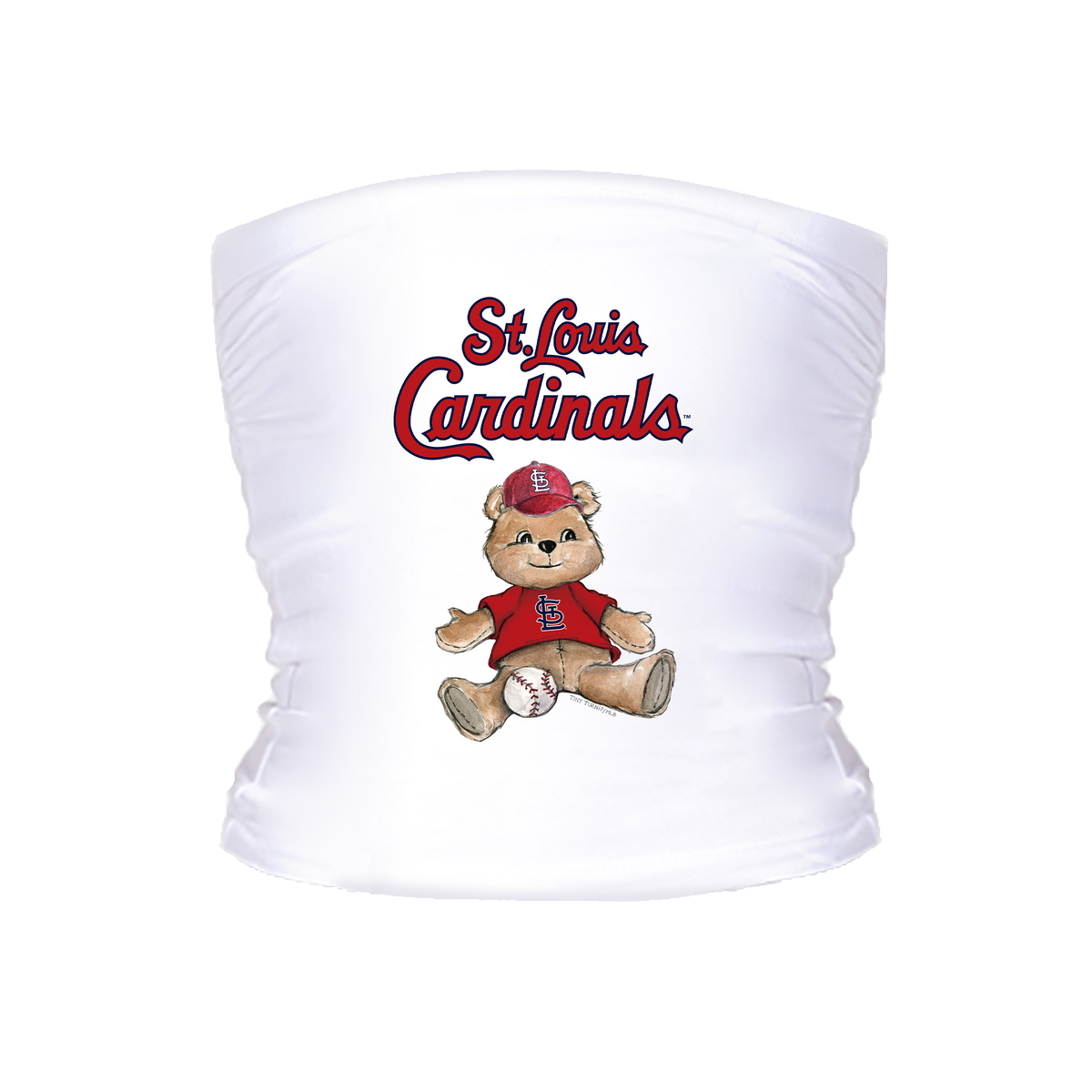 St. Louis Cardinals Teddy Crop Tube Top