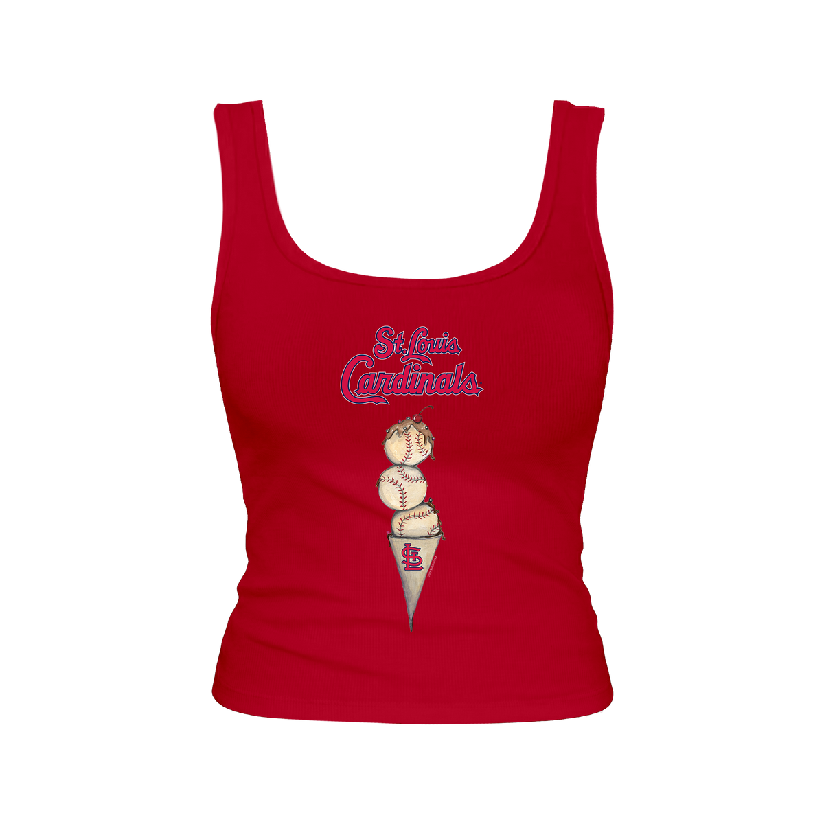 St. Louis Cardinals Triple Scoop Emmy Tank